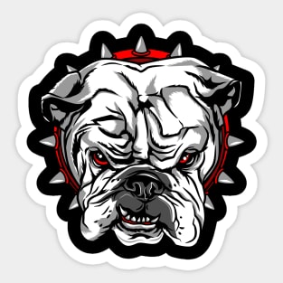 Bulldog Cartoon 2 Sticker